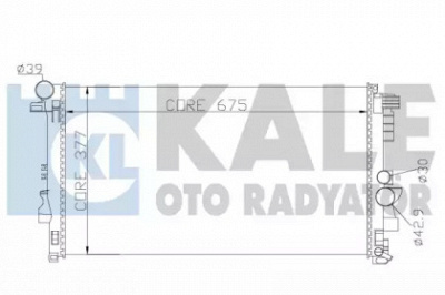 KALE OTO RADYATOR 360900 -  Радиатор, охлаждение двигателя